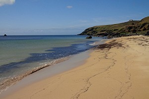 A photo of the beach